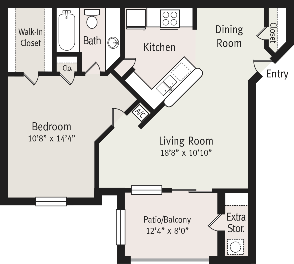 Sago Apartment Floorplan